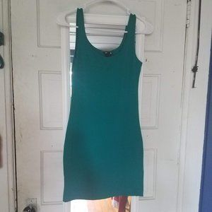 H&M Bodycon Tank Dress in Teal